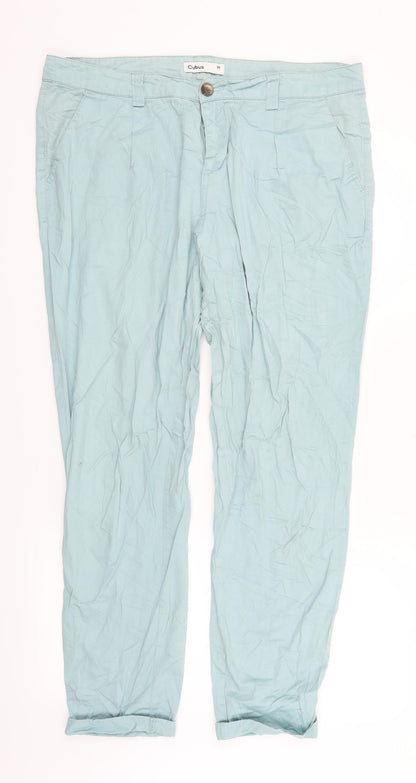 Cubus Womens Blue   Trousers  Size 10 L26 in