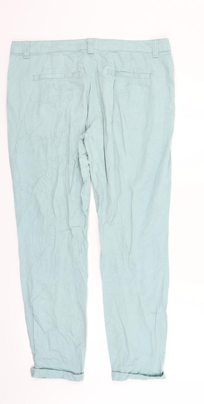 Cubus Womens Blue   Trousers  Size 10 L26 in