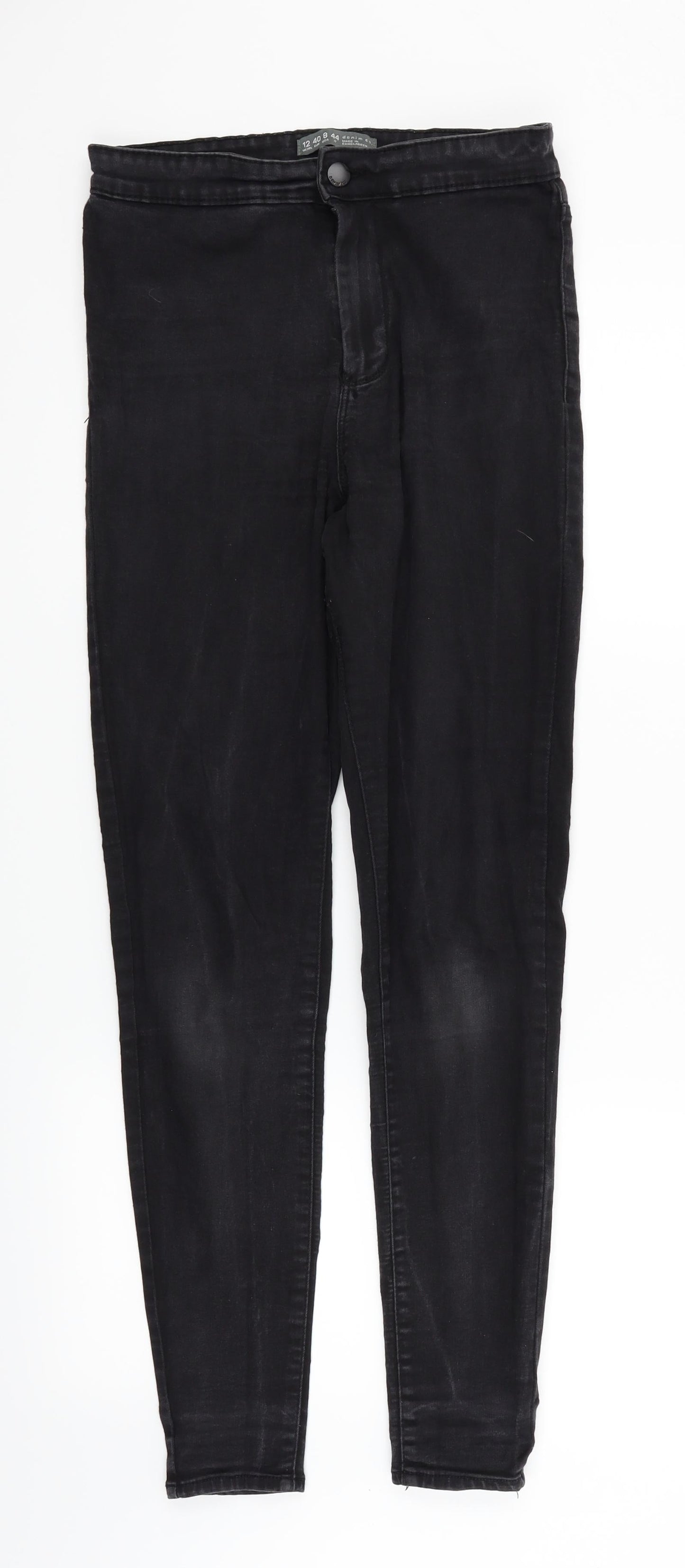 deniem & co Womens Black   Skinny Jeans Size 12 L30 in