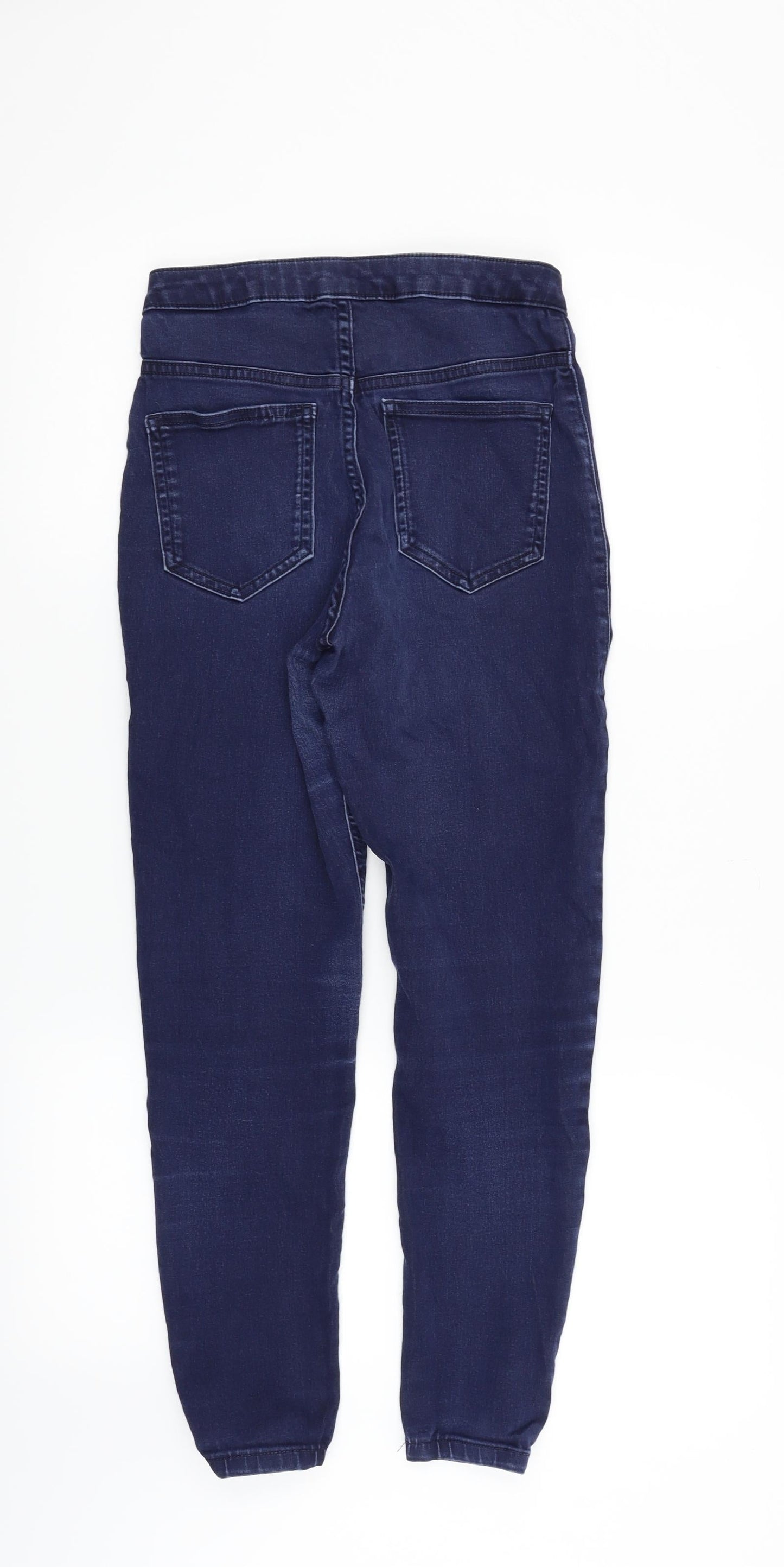 Womens UK Size 8 Marks and Spencer Regular Fit Straight Blue Jeans
