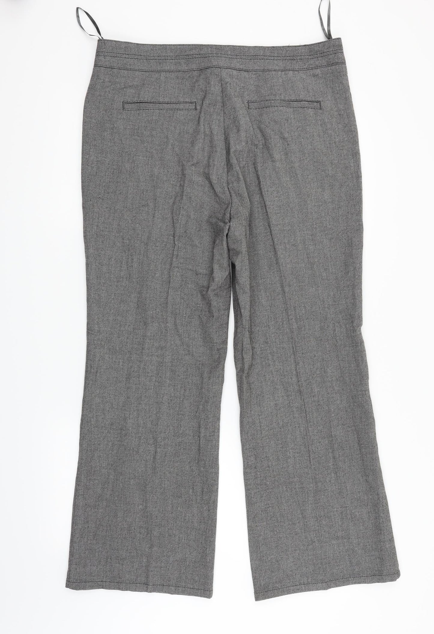 Womens UK Size 16 Per Una Relaxed Fit  Grey Trousers