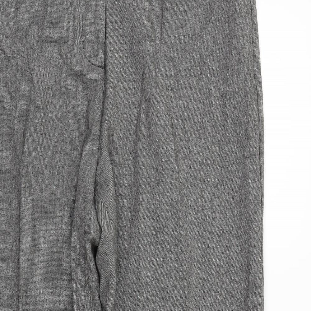 Womens UK Size 16 Per Una Relaxed Fit  Grey Trousers