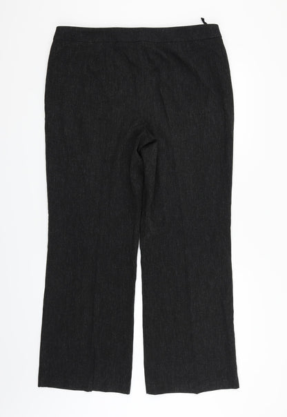 Womens UK Size 16 Marks and Spencer Regular Fit  Grey Trousers