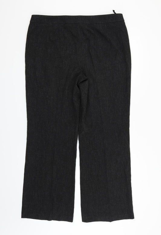 Womens UK Size 16 Marks and Spencer Regular Fit  Grey Trousers