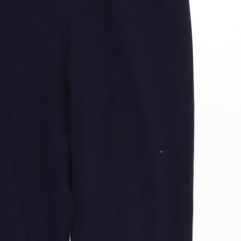 Womens UK Size 12 Marks and Spencer Regular Fit  Blue Trousers
