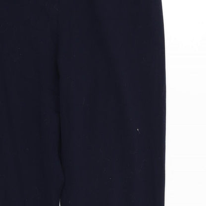 Womens UK Size 12 Marks and Spencer Regular Fit  Blue Trousers