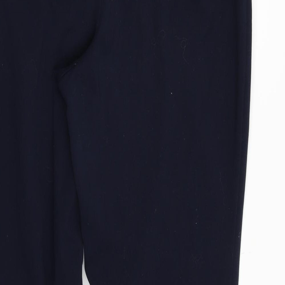 Womens UK Size 12 Marks and Spencer Regular Fit  Blue Trousers