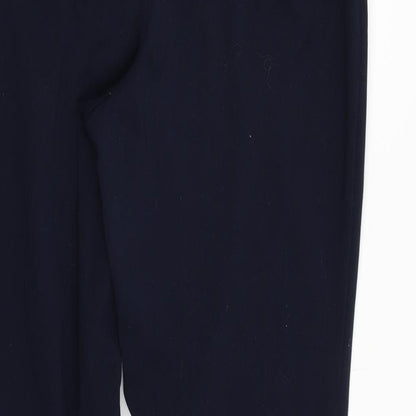 Womens UK Size 12 Marks and Spencer Regular Fit  Blue Trousers