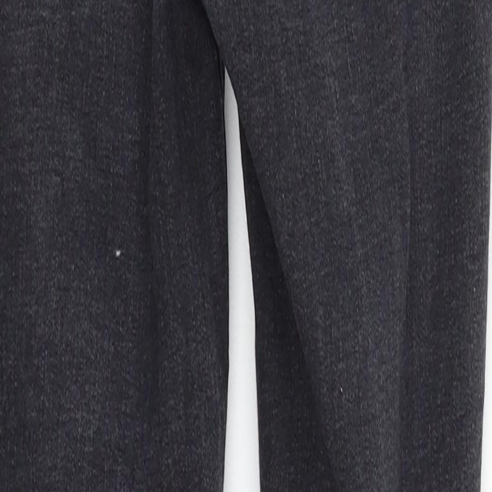 Womens UK Size 8 Papaya Regular Fit Straight Black Jeans