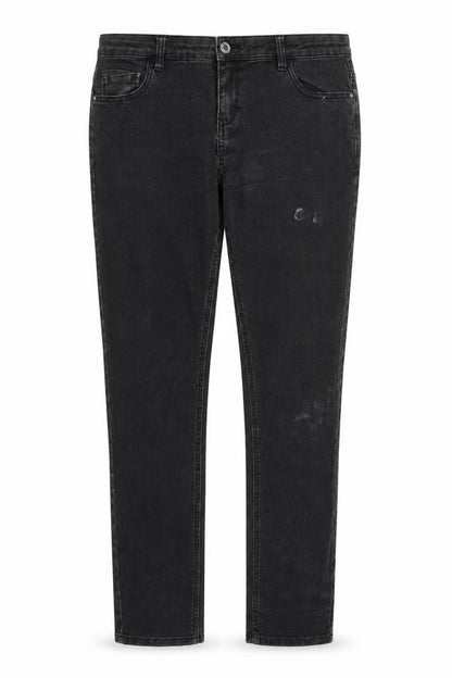 Denim & Co. Womens Grey   Straight Jeans Size 14 L29 in