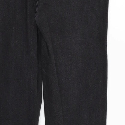 deniem & co Womens Grey   Straight Jeans Size 14 L29 in