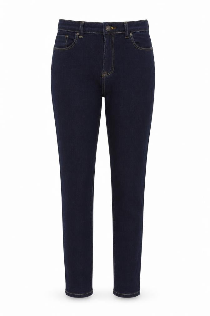 Denim & Co. Womens Blue   Straight Jeans Size 12 L30 in
