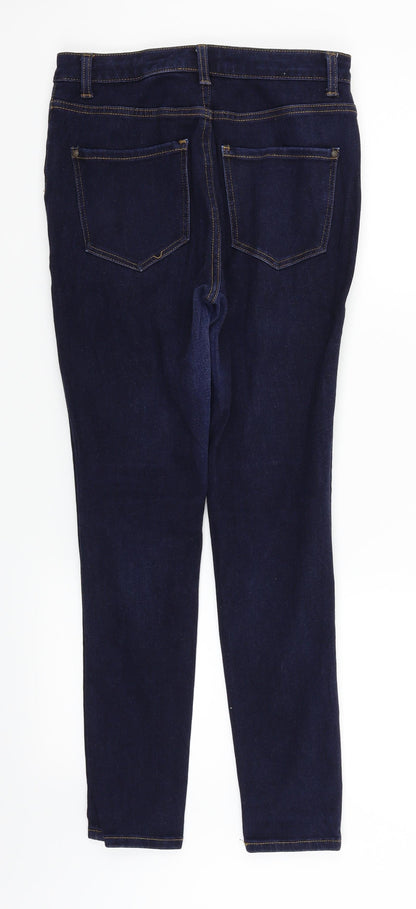 Womens UK Size 12 deniem & co Regular Fit Straight Blue Jeans