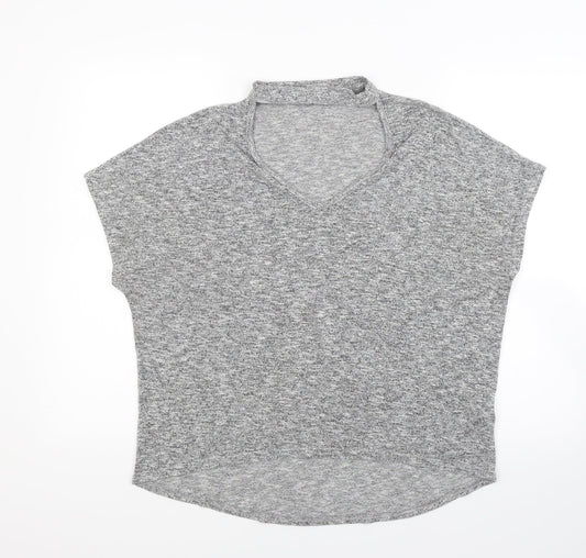 newlook Womens Grey  Knit Pullover Jumper Size S