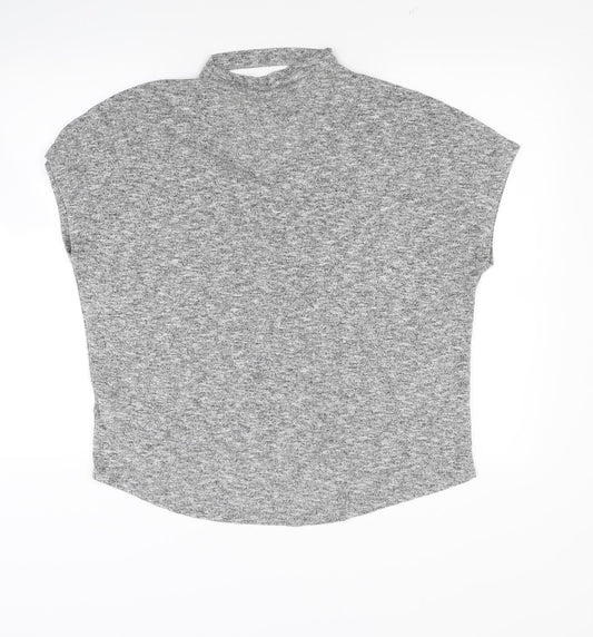 newlook Womens Grey  Knit Pullover Jumper Size S