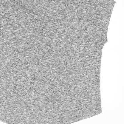 New Look Womens Grey  Knit Pullover Jumper Size S