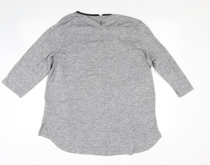 Primark Womens Grey  Knit Pullover Jumper Size XL