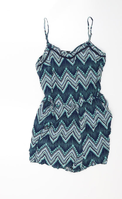 Divided Womens Green   Shorts One-Piece Size 8