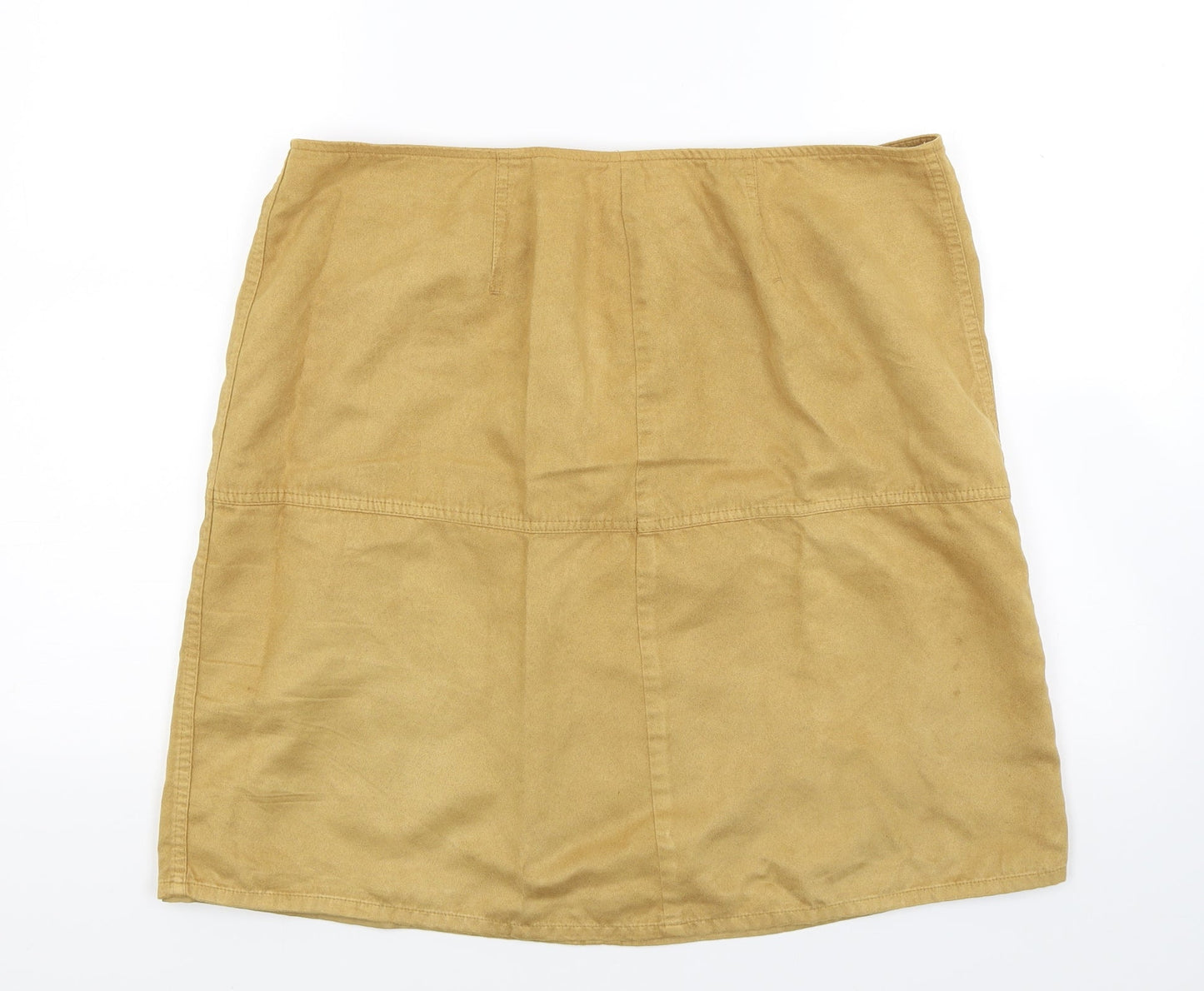 Marks and Spencer Womens Yellow   Mini Skirt Size 34 in