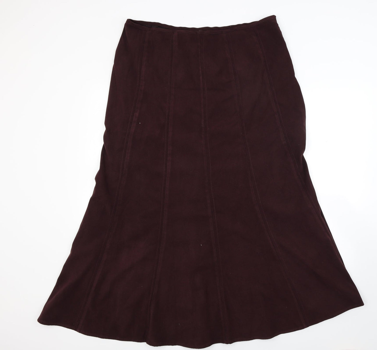 New Look Womens Red   Flare Skirt Size 35 in