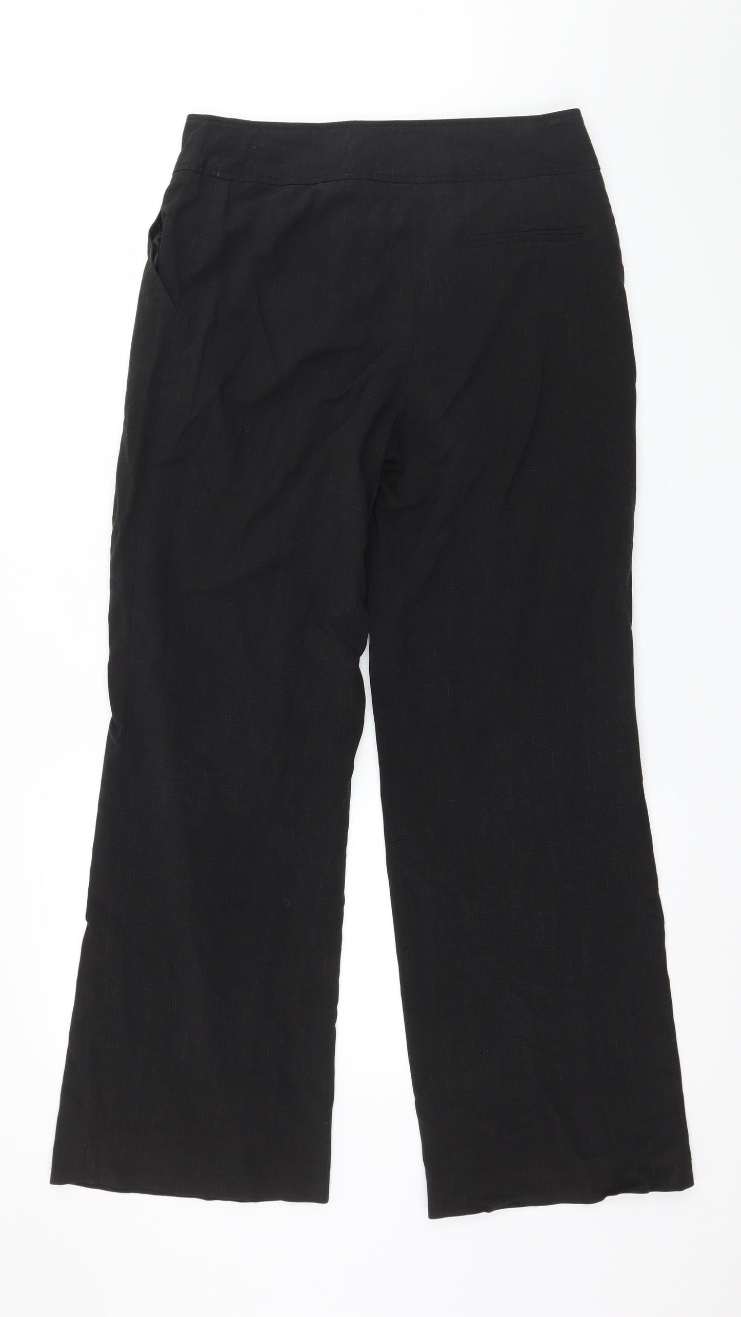 M&Co Womens Black   Trousers  Size 10 L29 in