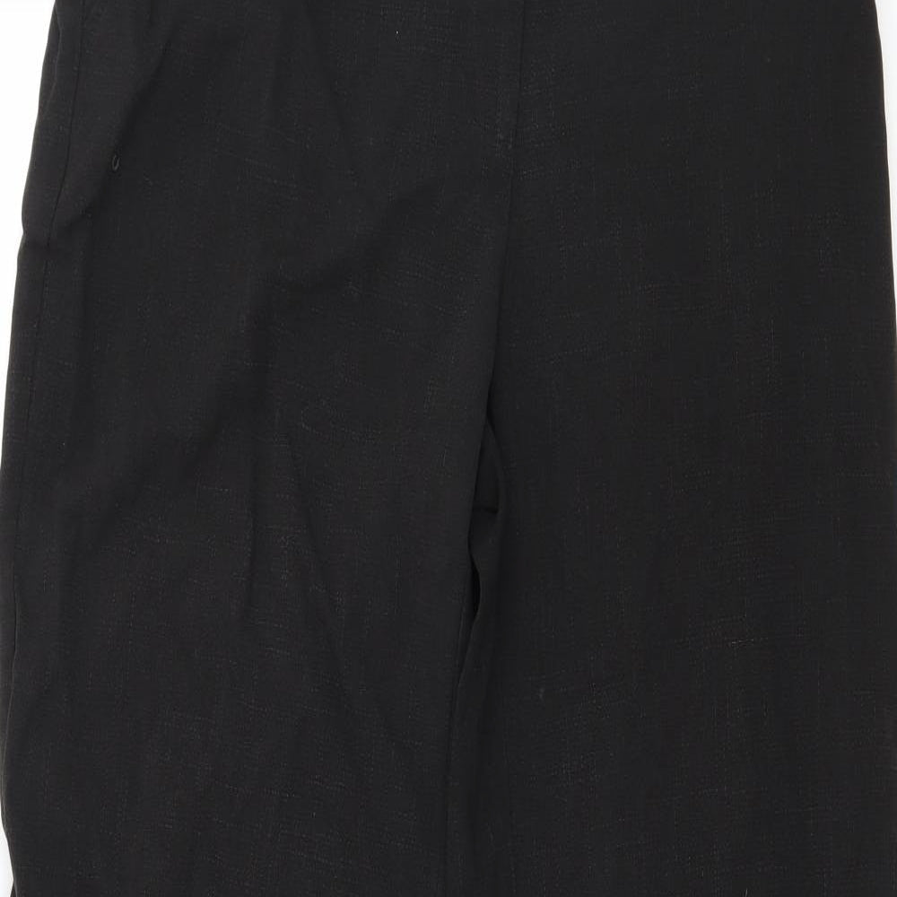 M&Co Womens Black   Trousers  Size 10 L29 in