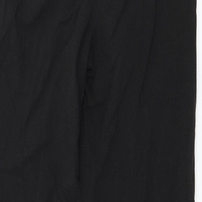 M&Co Womens Black   Trousers  Size 10 L29 in