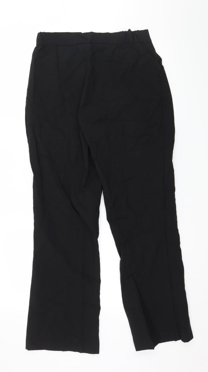 Womens UK Size 10 Damart Regular Fit  Black Trousers