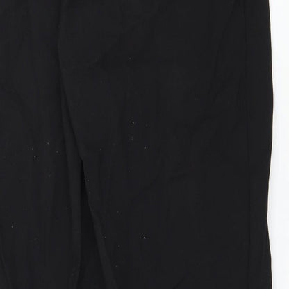 Womens UK Size 10 Damart Regular Fit  Black Trousers