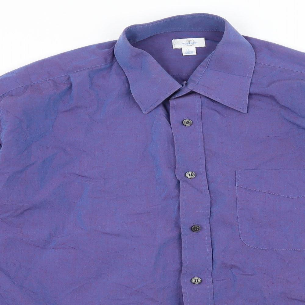 Tesco Mens Purple    Button-Up Size 15