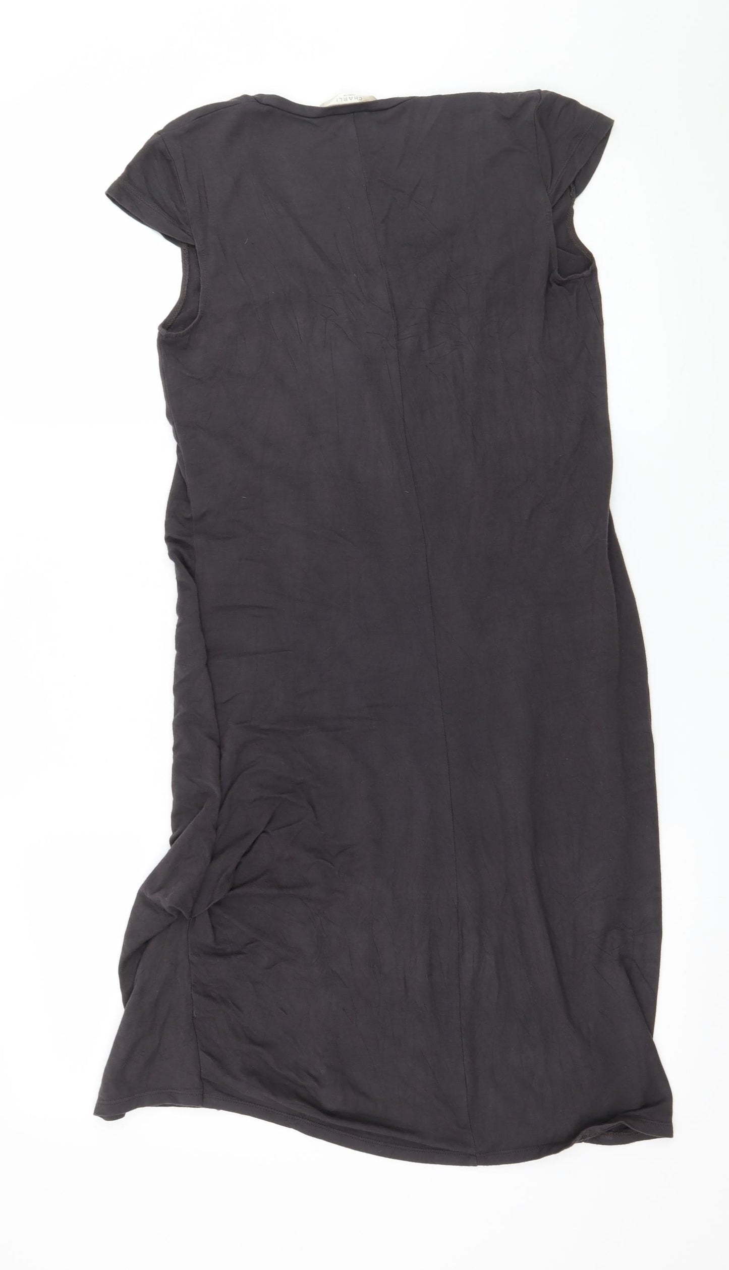 Charli London Womens Grey  Jersey A-Line  Size 8