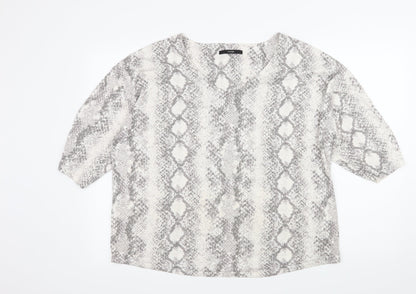 George Womens Grey   Basic T-Shirt Size 18