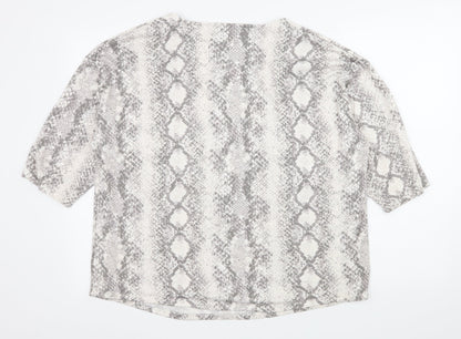 George Womens Grey   Basic T-Shirt Size 18