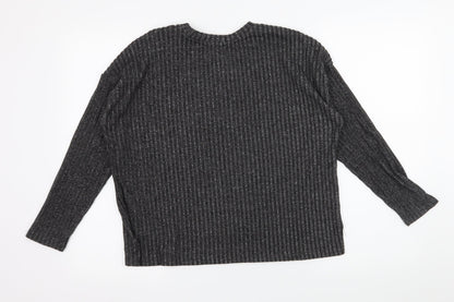Primark Womens Grey  Knit Pullover Jumper Size 10