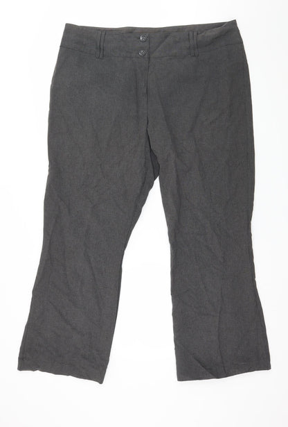 Womens UK Size 18 Papaya Regular Fit  Grey Trousers