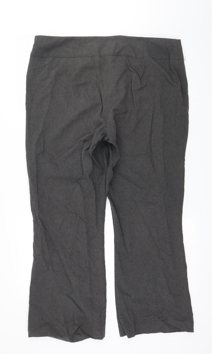Womens UK Size 18 Papaya Regular Fit  Grey Trousers