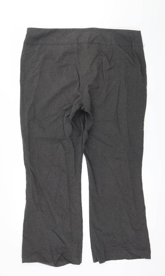 Womens UK Size 18 Papaya Regular Fit  Grey Trousers