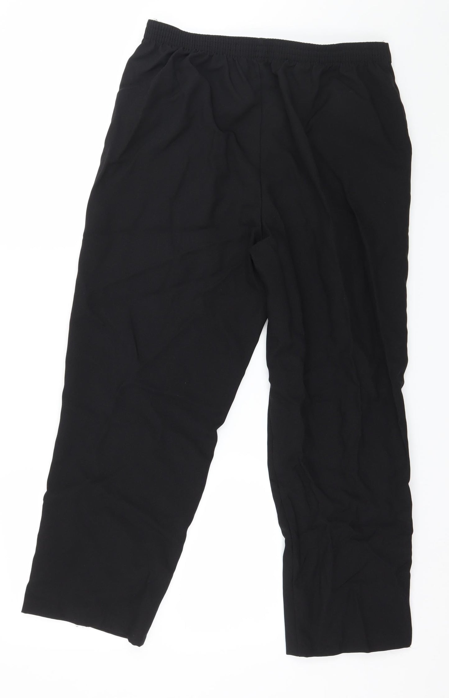 Womens UK Size 32 in EWM Regular Fit  Black Trousers
