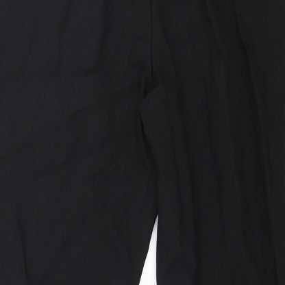 Womens UK Size 32 in EWM Regular Fit  Black Trousers