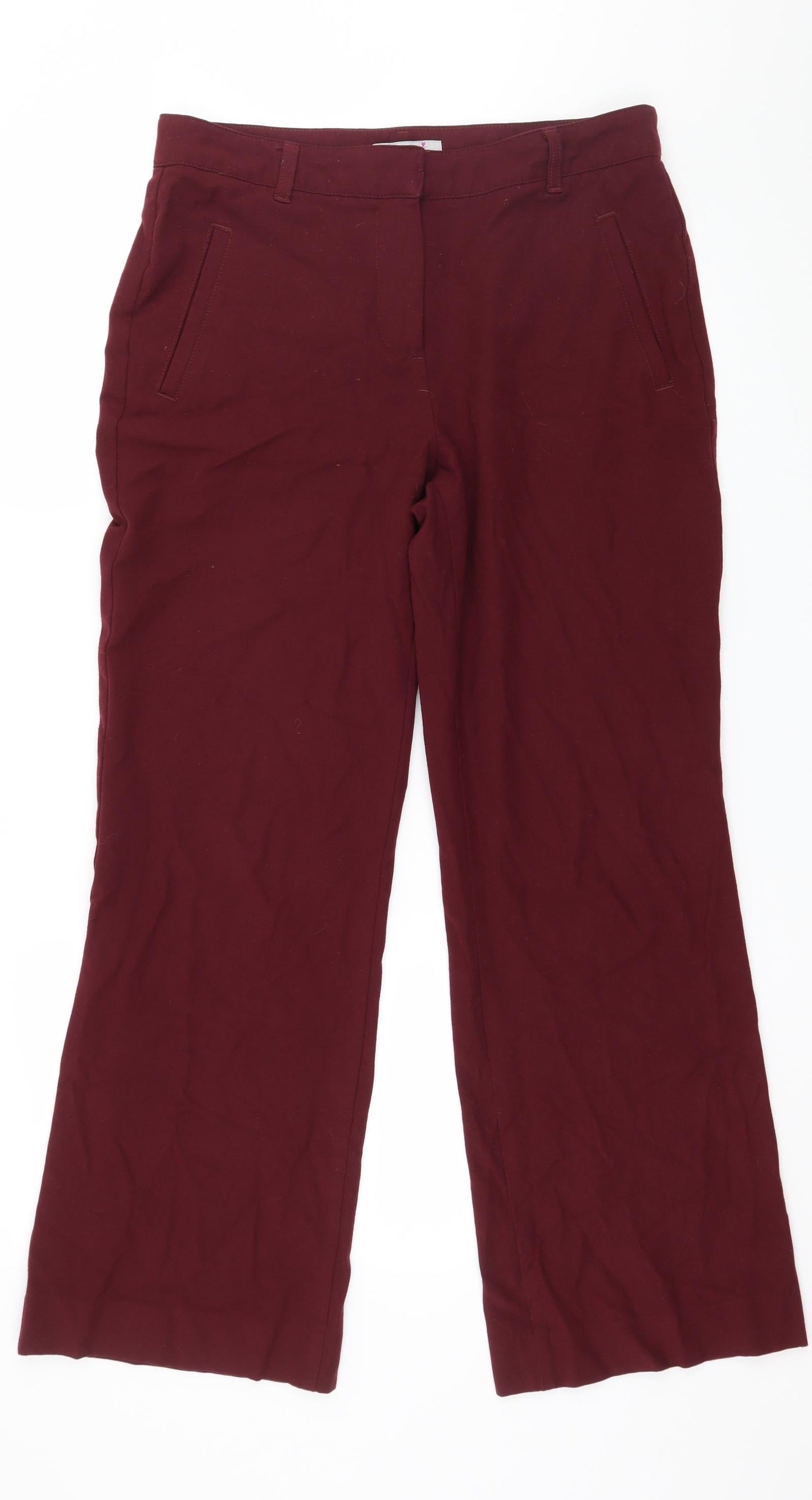 Womens UK Size 12 Per Una Regular Fit  Purple Trousers