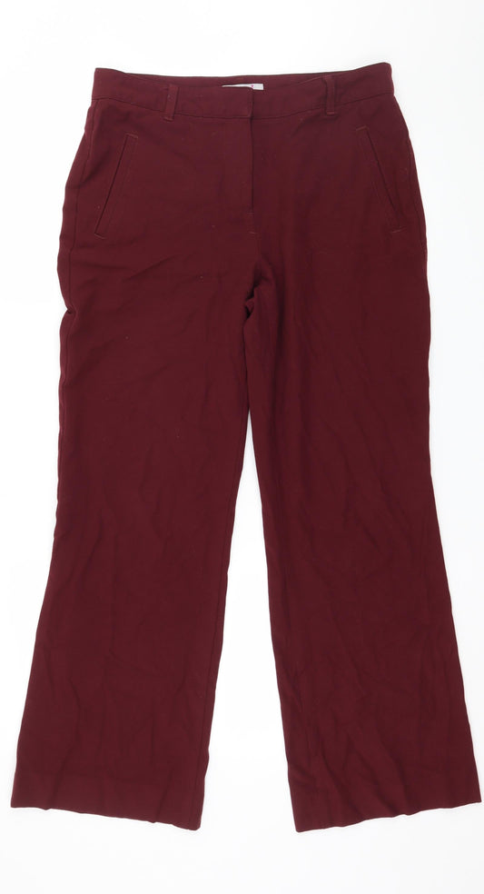 Per Una Womens Purple   Trousers  Size 12 L29 in