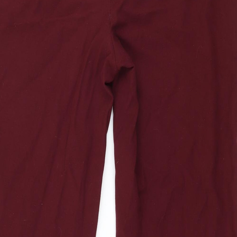 Womens UK Size 12 Per Una Regular Fit  Purple Trousers