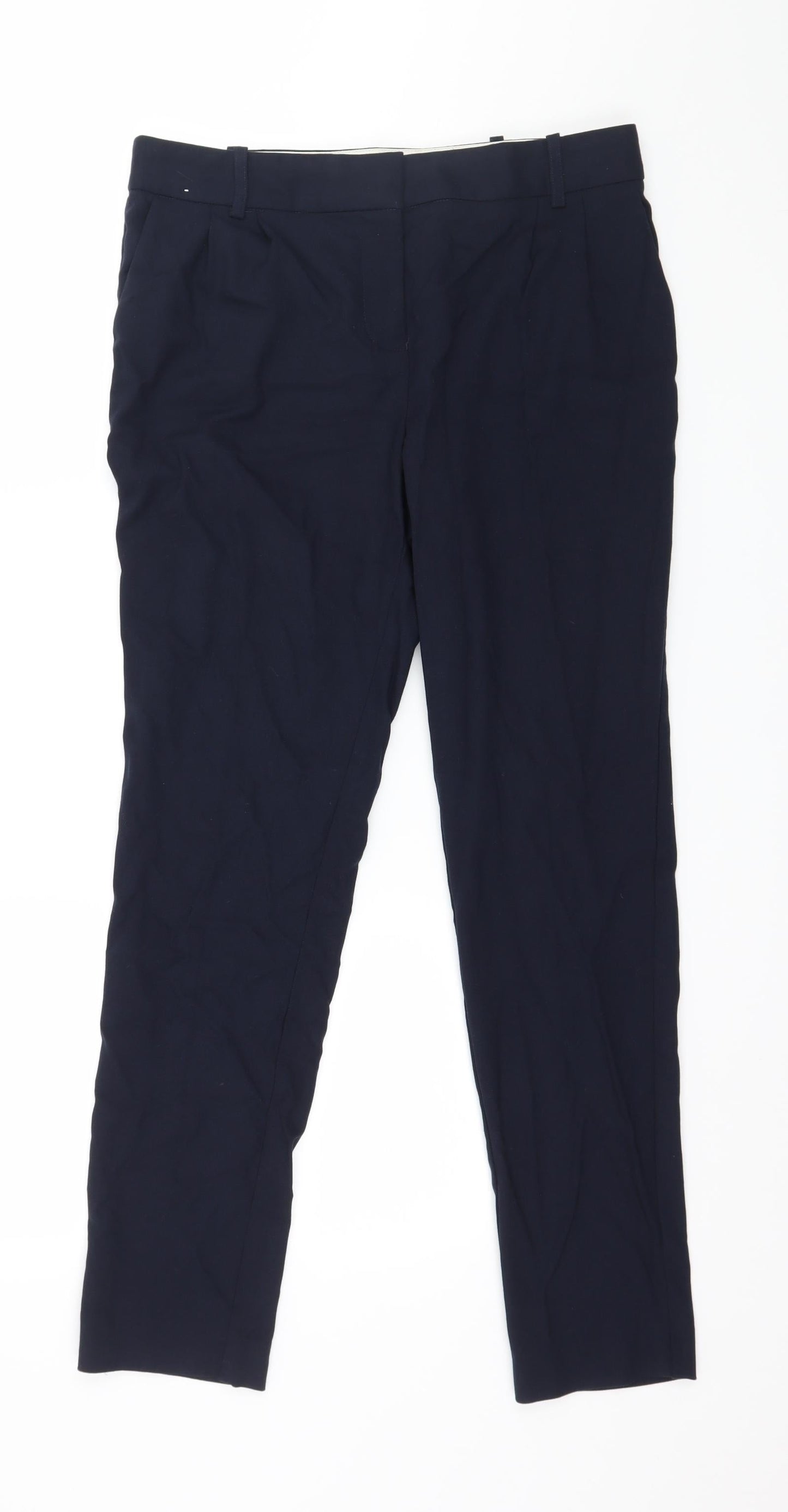 Womens UK Size 8 NEXT Regular Fit  Blue Trousers
