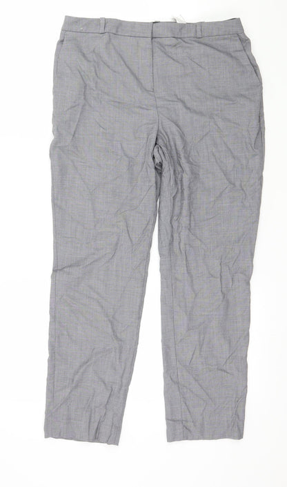 Womens UK Size 10 NEXT Regular Fit  Grey Trousers