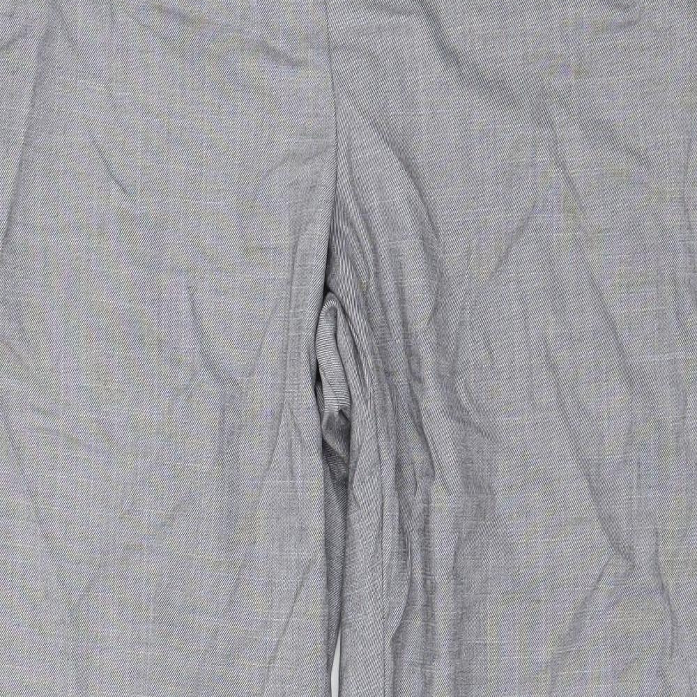 Womens UK Size 10 NEXT Regular Fit  Grey Trousers