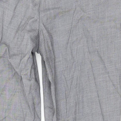 Womens UK Size 10 NEXT Regular Fit  Grey Trousers