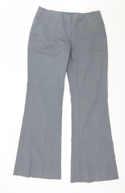 Womens UK Size 4 Theory Regular Fit  Grey Trousers