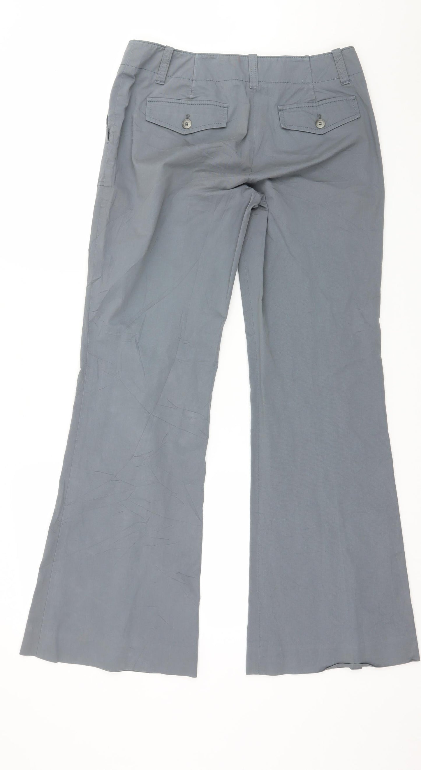 Womens UK Size 4 Theory Regular Fit  Grey Trousers