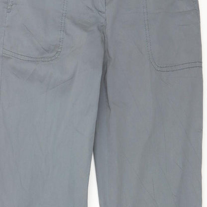 Womens UK Size 4 Theory Regular Fit  Grey Trousers