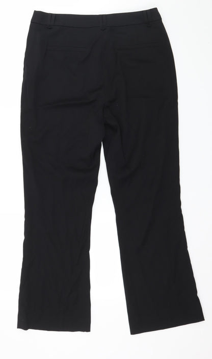 TU Womens Black   Trousers  Size 12 L28 in